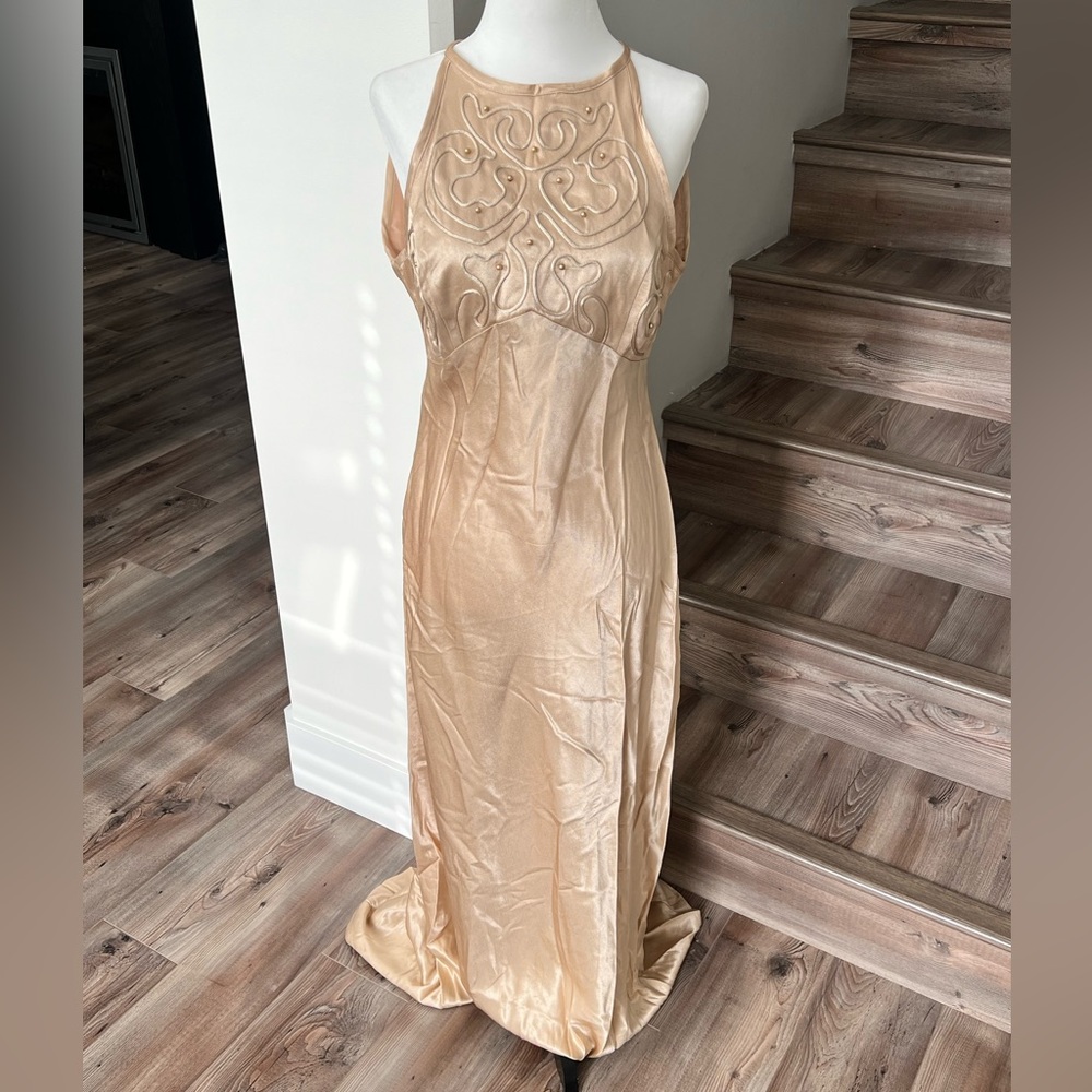 Gold / Champagne Vintage Evening Gown